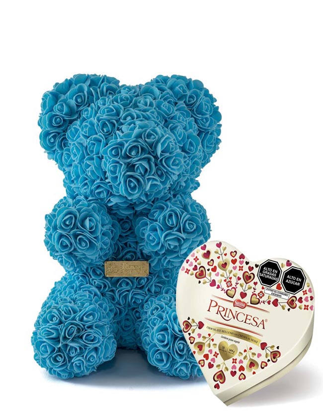 Oso Turquesa + Chocolate CB1012