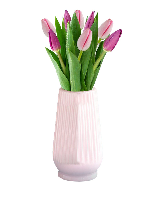 Arreglo con 8 tulipanes AR1214