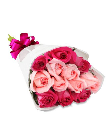 Ramo de Flores 12 Besos y Abrazos