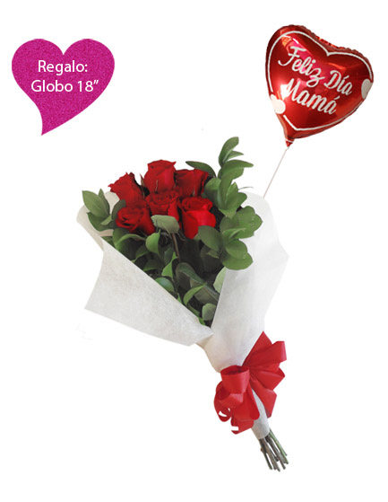 Ramos de 6 rosas
