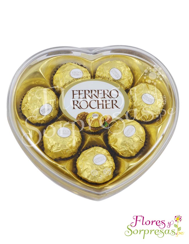 Chocolate Ferrero en forma de corazón Delivery Lima y Callao