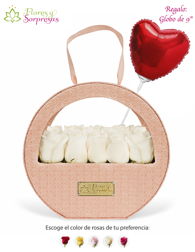 Cartera Melón de 10 Rosas SV891